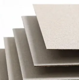 0.5mm - 4mm Grey Paper Board , Laminated Cardboard Sheets For Book Binding